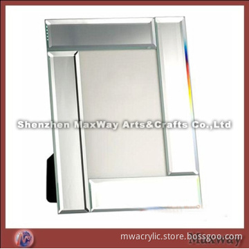 Mirror Desk Top Acrylic Glass Photo Frame